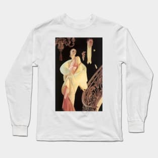 Couple Descending Staircase, J.C. Leyendecker 1932 Long Sleeve T-Shirt